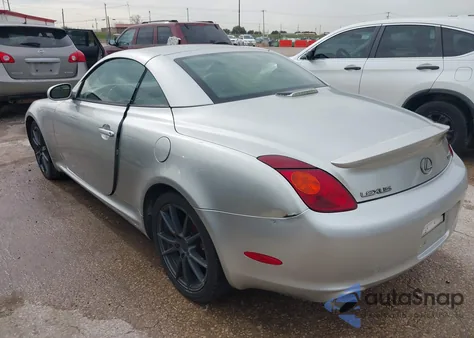 2002 Lexus Sc 430 z USA, uszkodzony, nr VIN JTHFN48Y920003753
